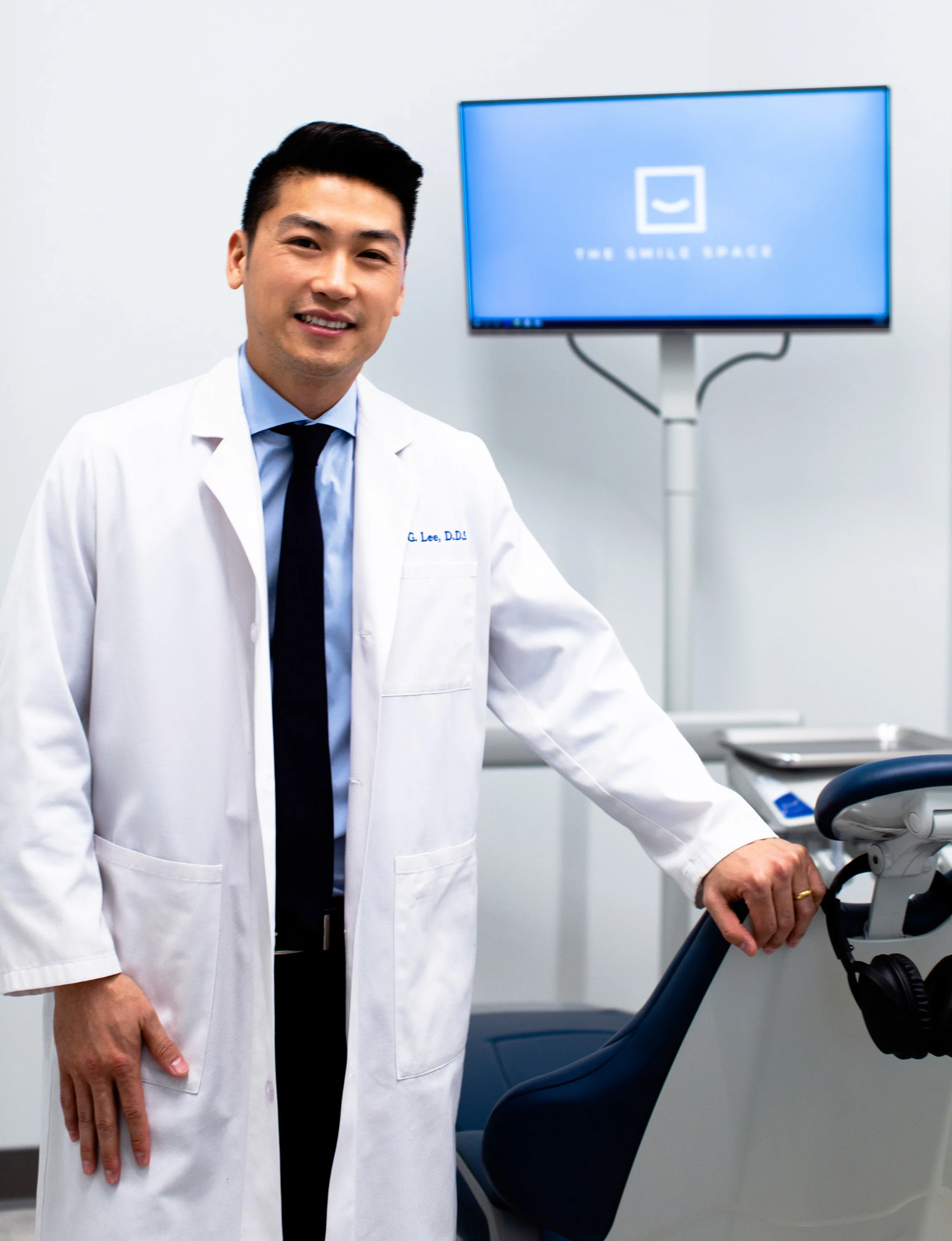 Dr. Daniel Lee, general and cosmetic dentist at The Smile Space in Belltown, Seattle.