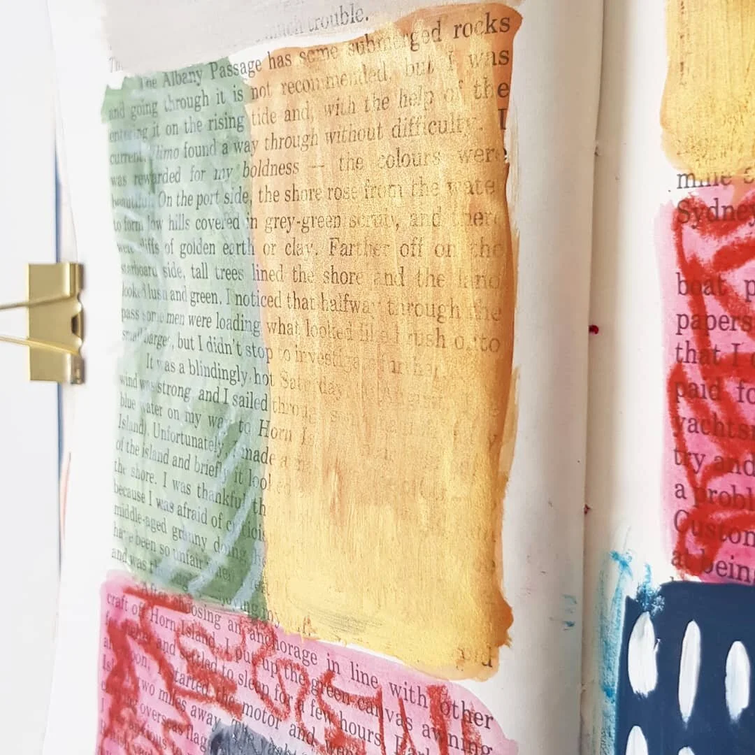 Textures and colours 🙌🏻 #oldbookrevival
.
.
.
.
.
#emmelinejanedesigns #bespokedesign #emmeline #emmelinejane #graphicdesign #design #handmade #graphicdesigner #smallbusiness #supportsmallbusiness #centralcoast #sydney #freelancer #freelance #artis