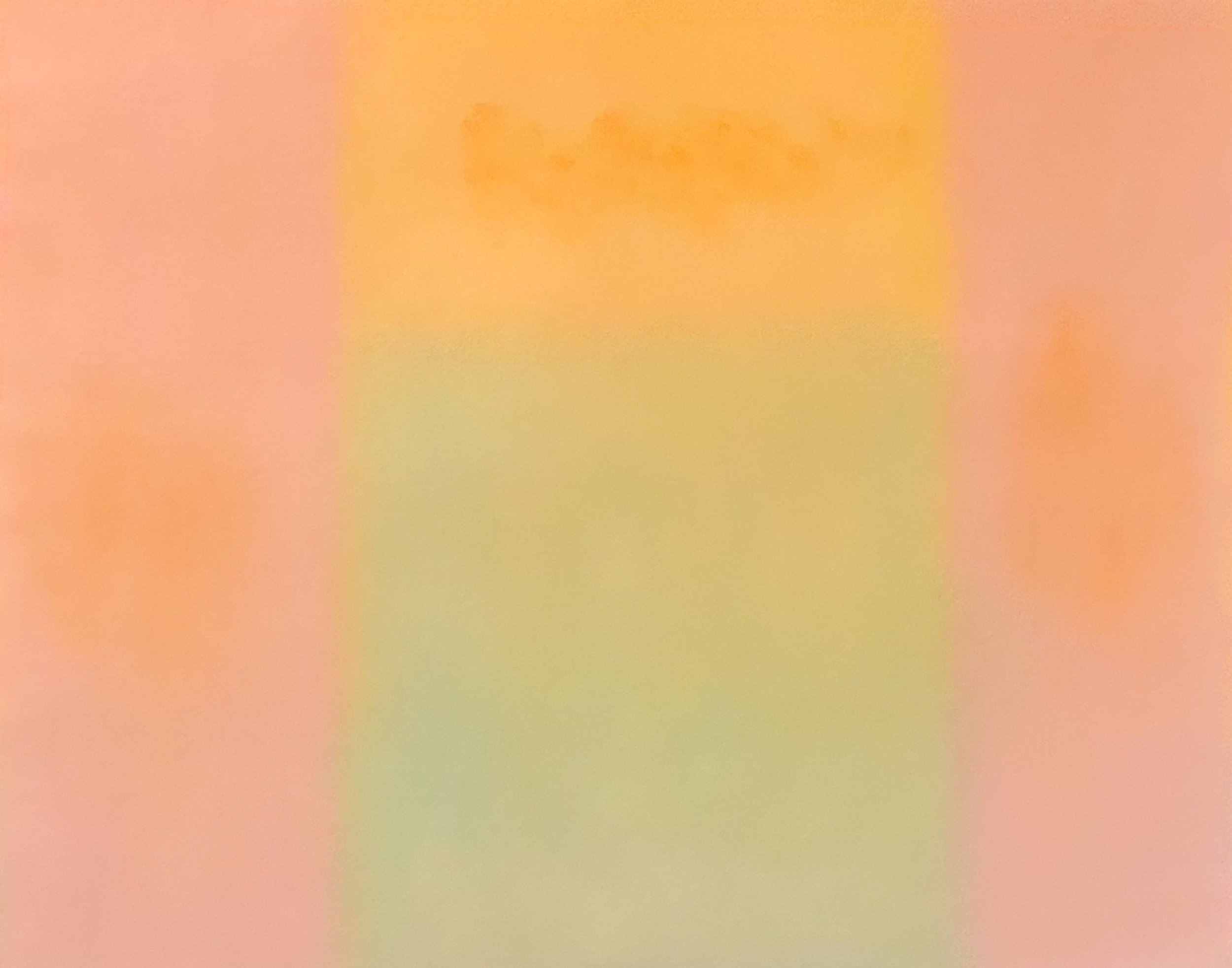 Day Rose Room, Seaside Window oil on paper, 20 × 25.5 inches
