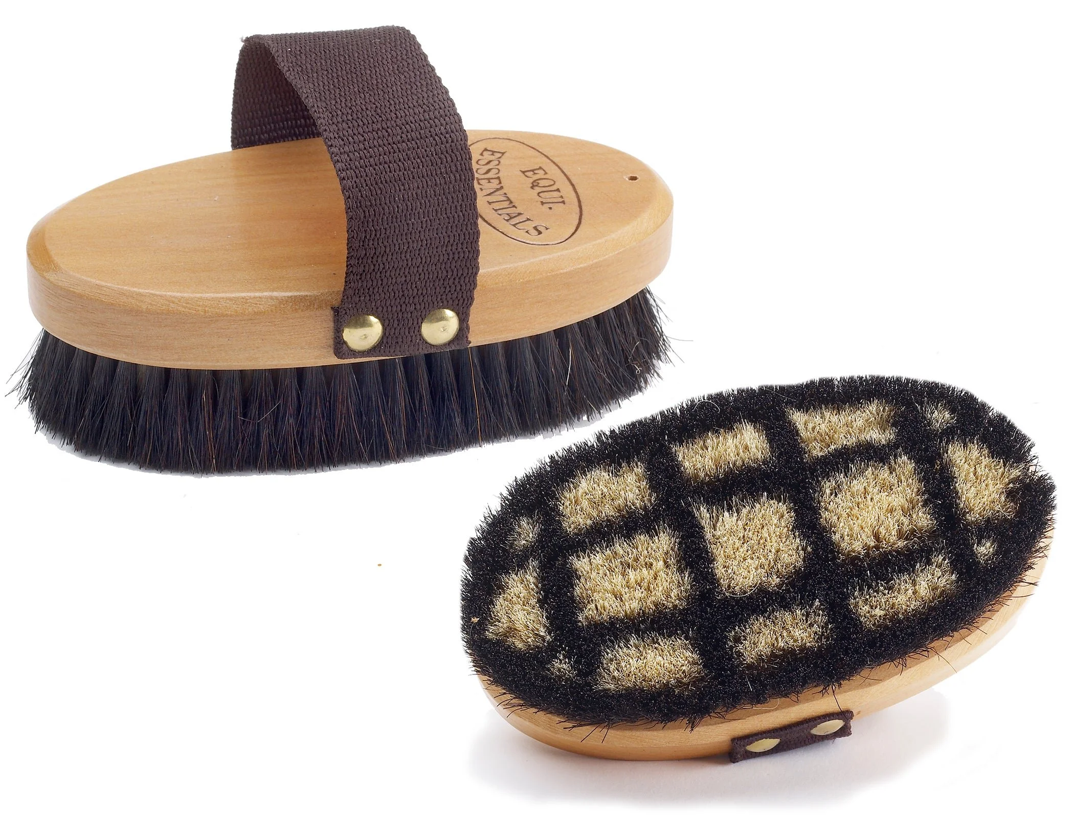 Equi Essentials Wood Small Back Horse Hair Body Brush