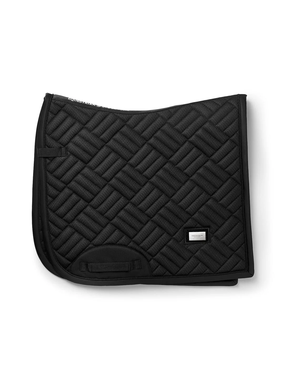 Equestrian Stockholm Modern Mesh Dressage Pad Black