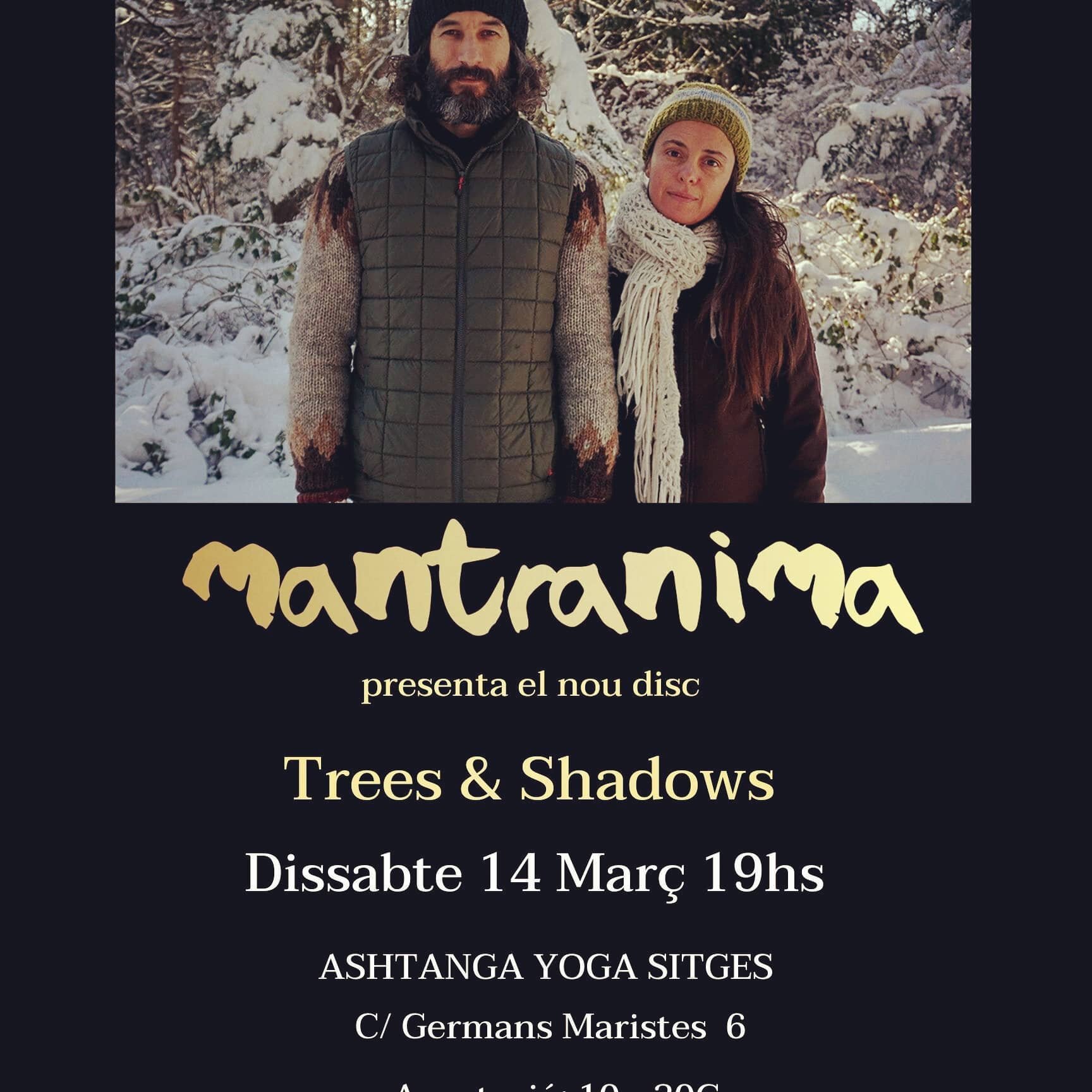 As we prepare for our next Canadian adventure, we'll be sharing our &quot;Trees &amp; Shadows&quot; performance @ashtangasitges 
before our departure. .
.
.
.
.
#concert 
#mysticmusic 
#rewildyourlife 
#mantramusic 
#newalbum