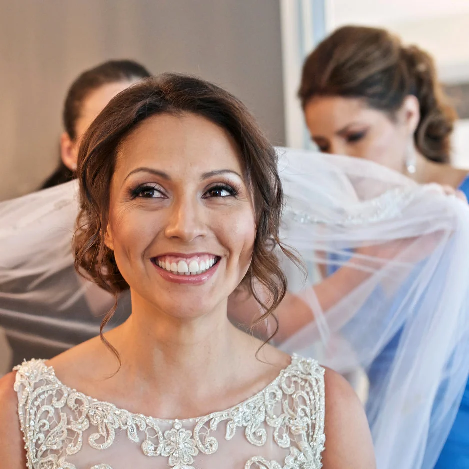 The Bride Getting Ready