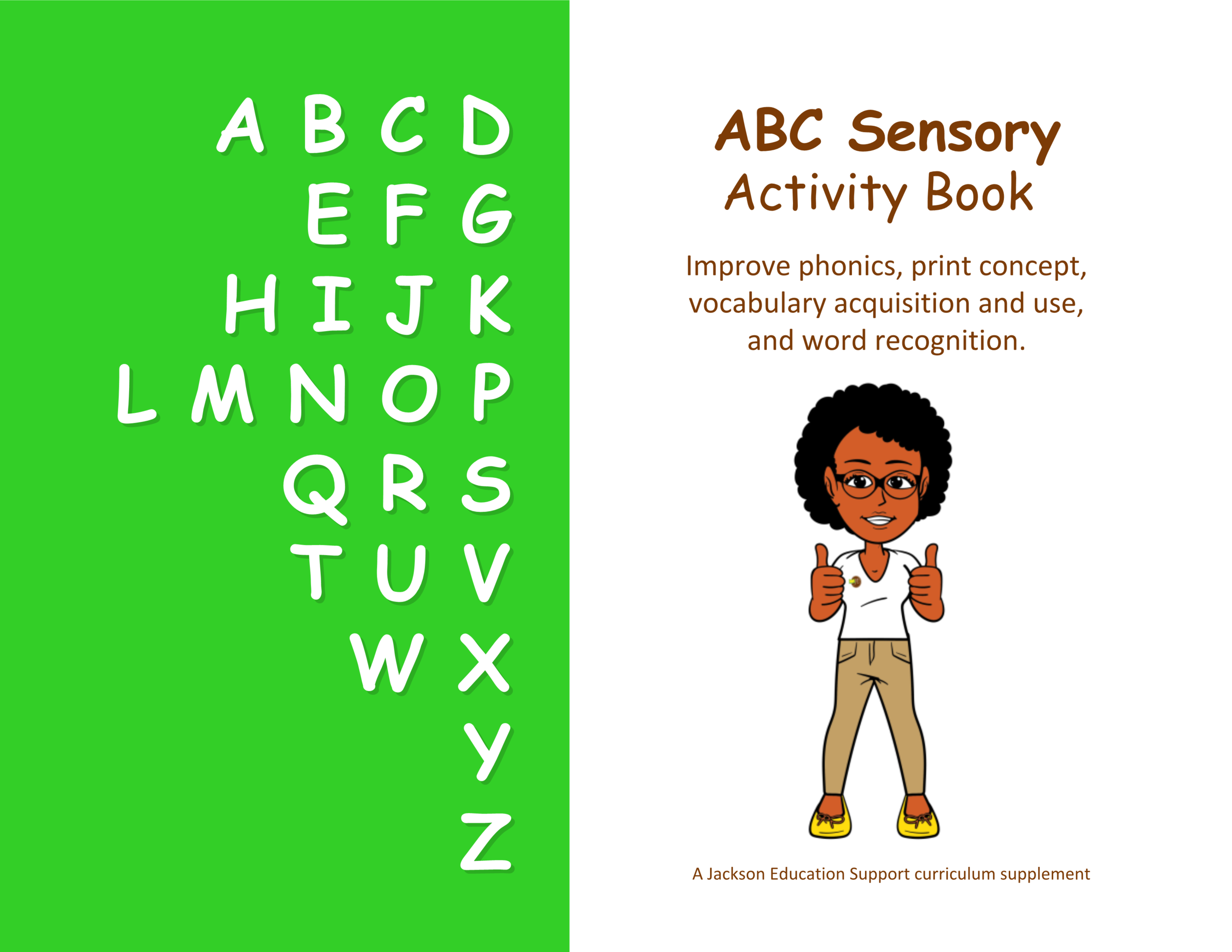 ABC Sensory System (Printable Activity Book + Flashcards)