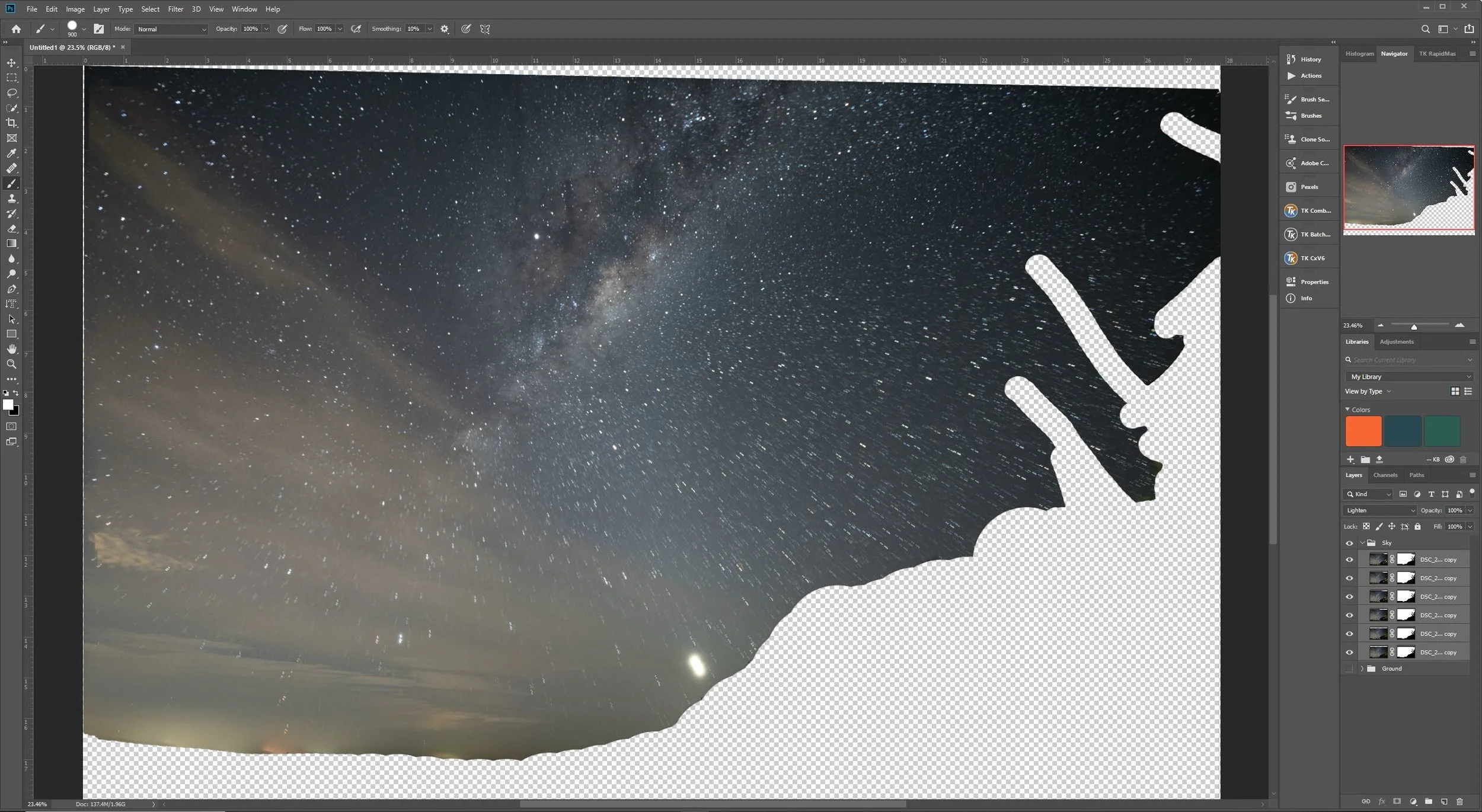 Manual Alignment and Stacking in — Rob Wengritzky Photography
