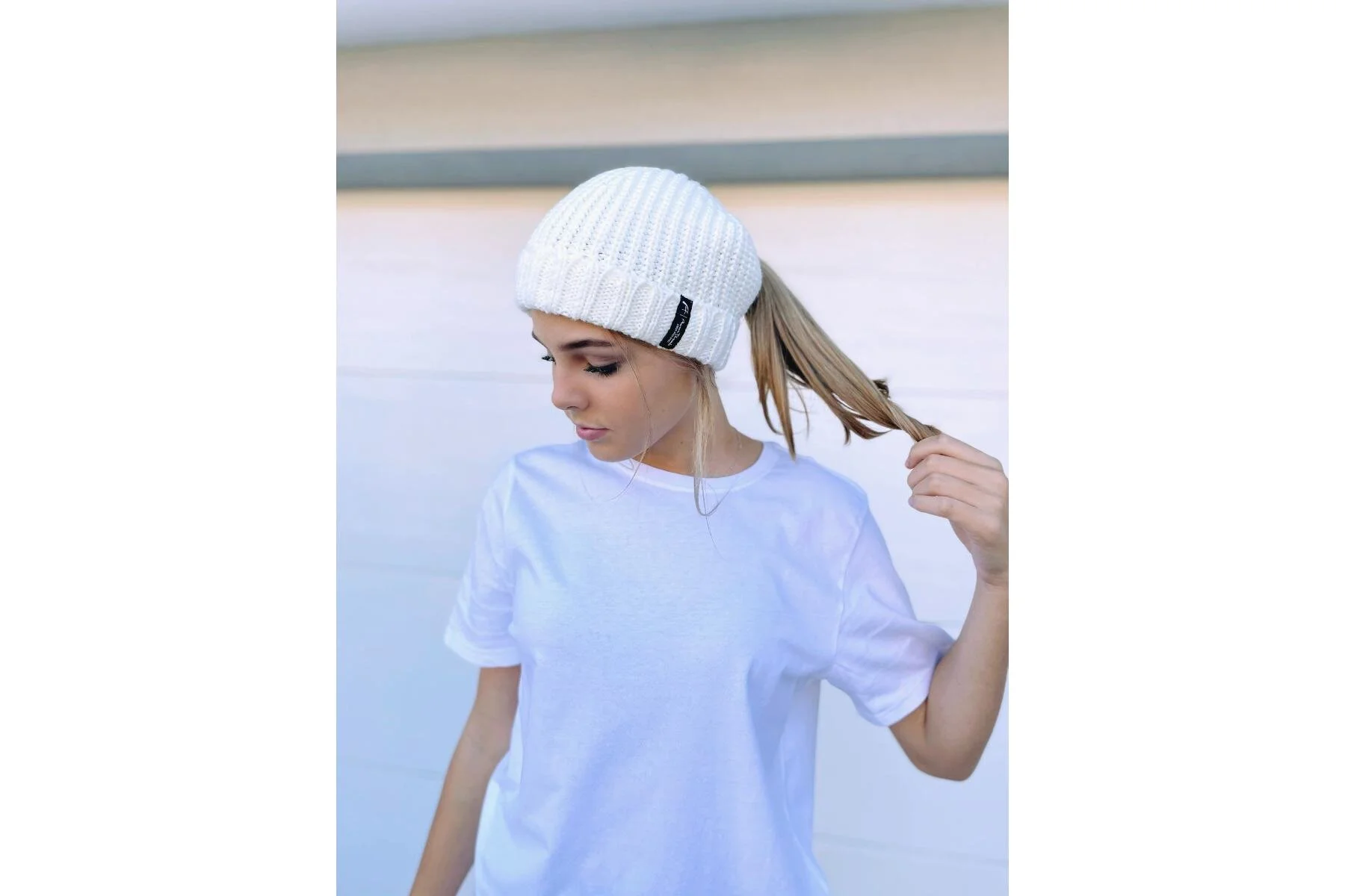 Threader Ponytail Beanie 