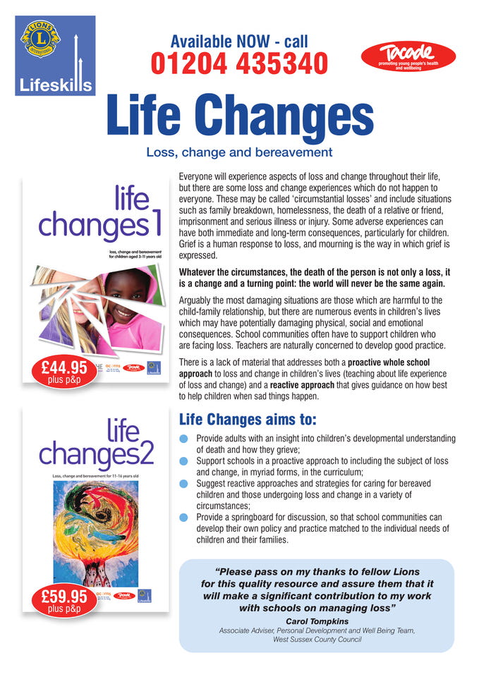 Life Changes 1 and 2