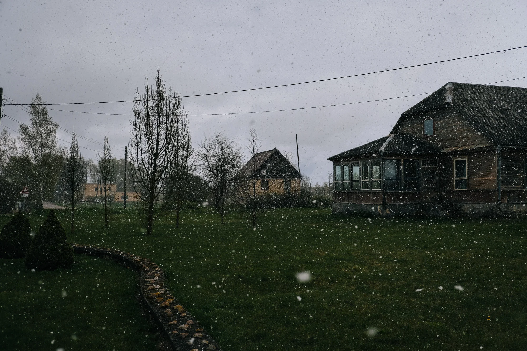 Kalupe - Latgale. The village, like the region, has been suffering from the high emigration rates. Many of the buildings and houses in the village are no more in use.