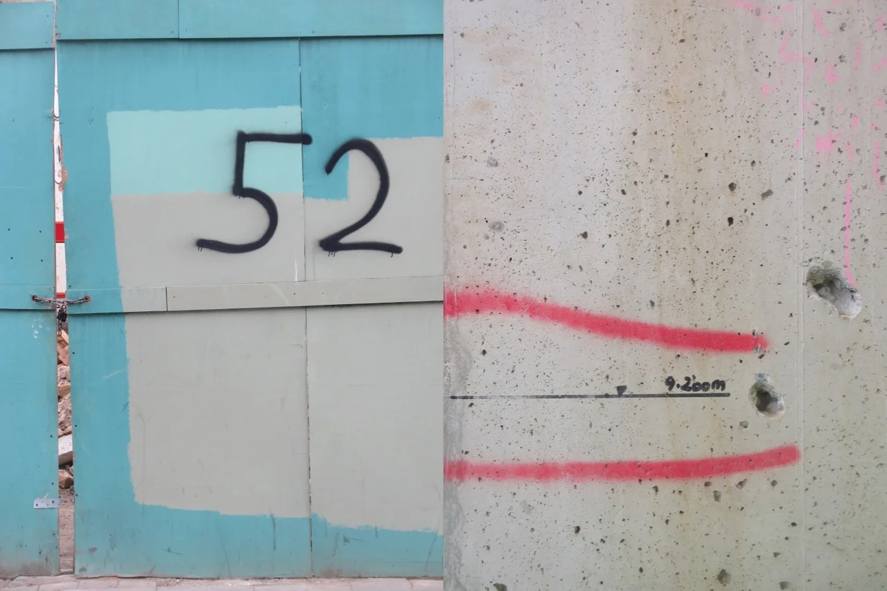 Ken Taylor_The Place of Numbers Series_Peckham 52 + New Cross 9.200 = Peckcross 61.200