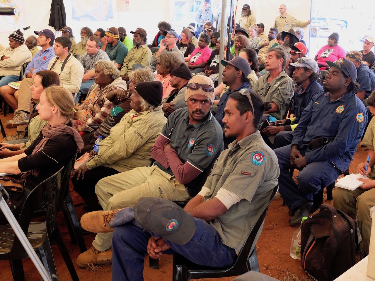 A mixed audience of rangers, traditional owners, scientists and others require careful program design. National Indigenous Ninu Festival 2016 chaired by Fiona. 