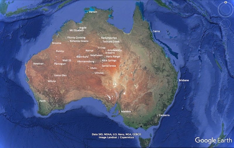 Fiona works across Australia including at these locations...