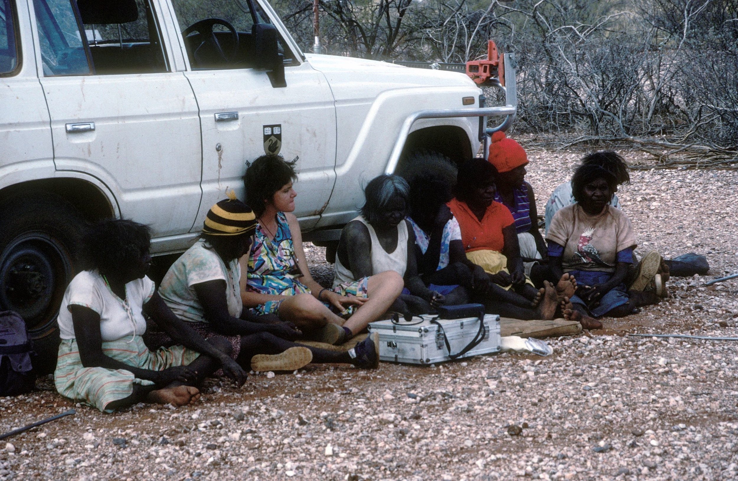 1989 Martu women record life history and land use stories. These were translated and transcribed into a community book.