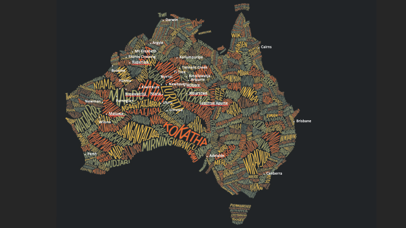 on Aboriginal lands and countries (approximated from map by David Foster)