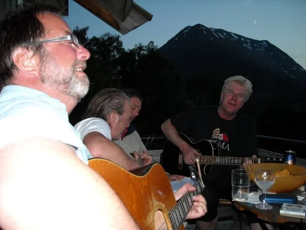 a joyful gathering at 2am in norway