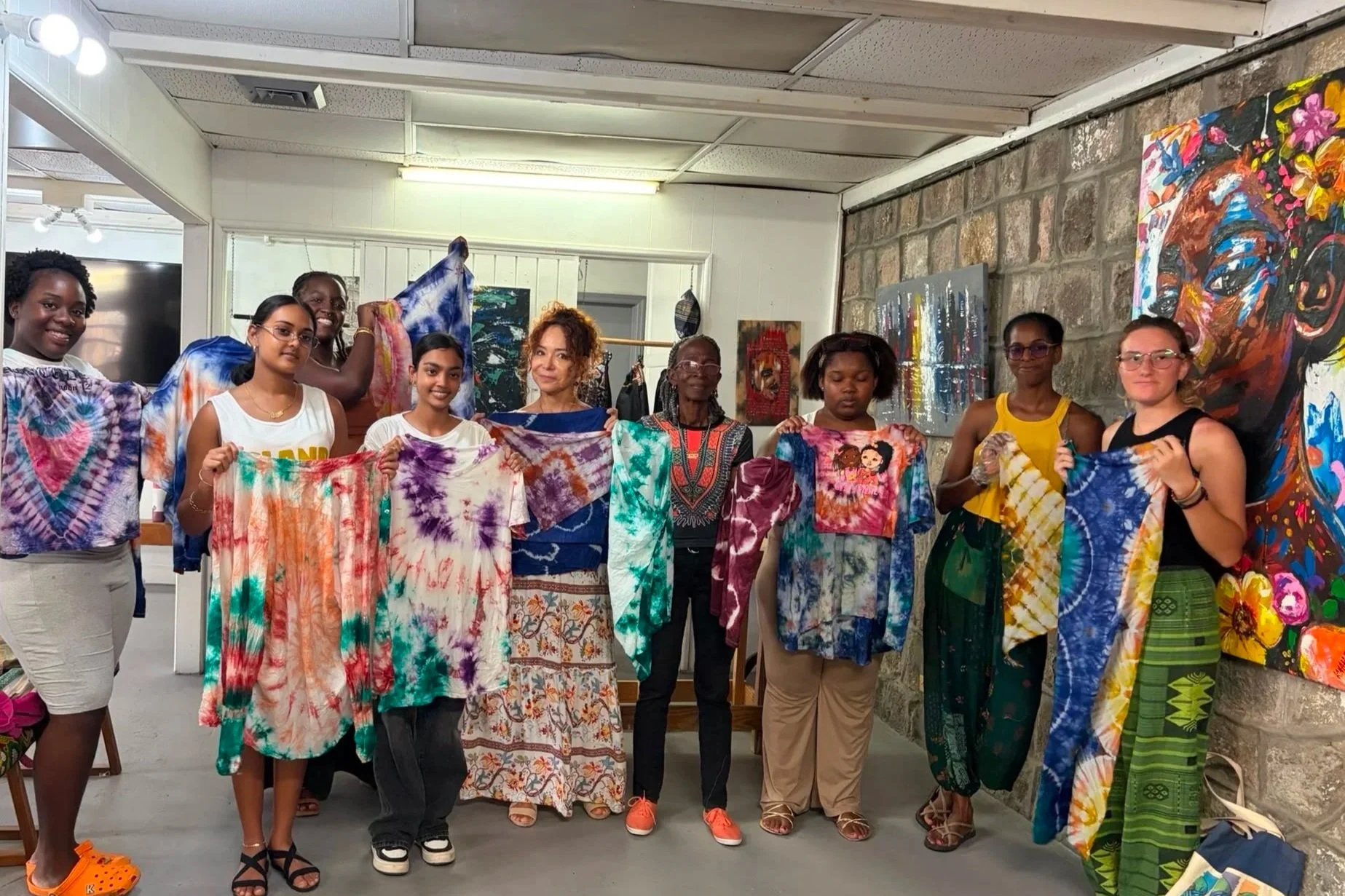 TIE DYEING WORKSHOP