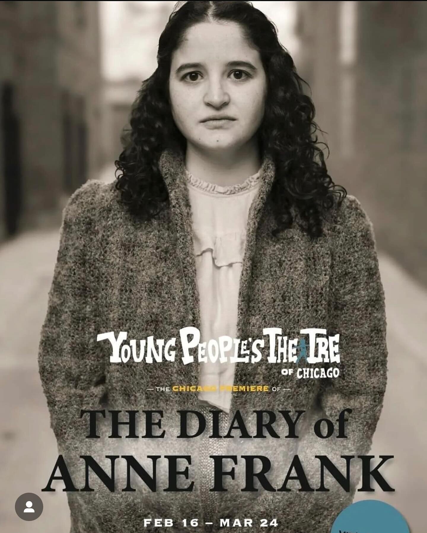 &bull;think of all the beauty still left around you and be happy&bull; -Anne Frank 📔❤️✡️

Now until March 24
yptchi.org
