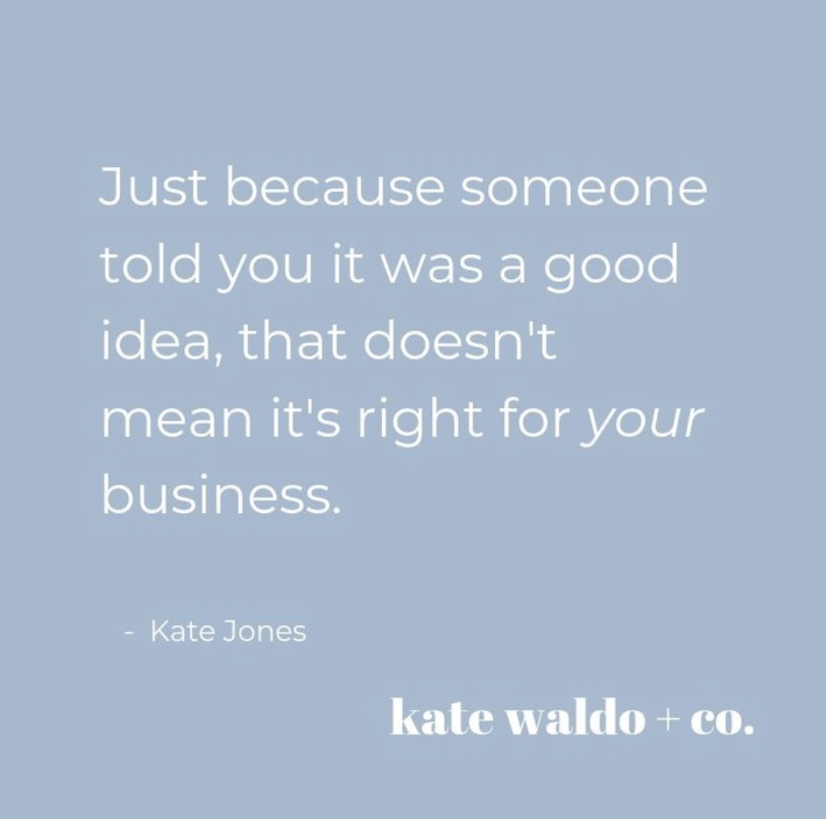 YGG: Kate Waldo & Co.