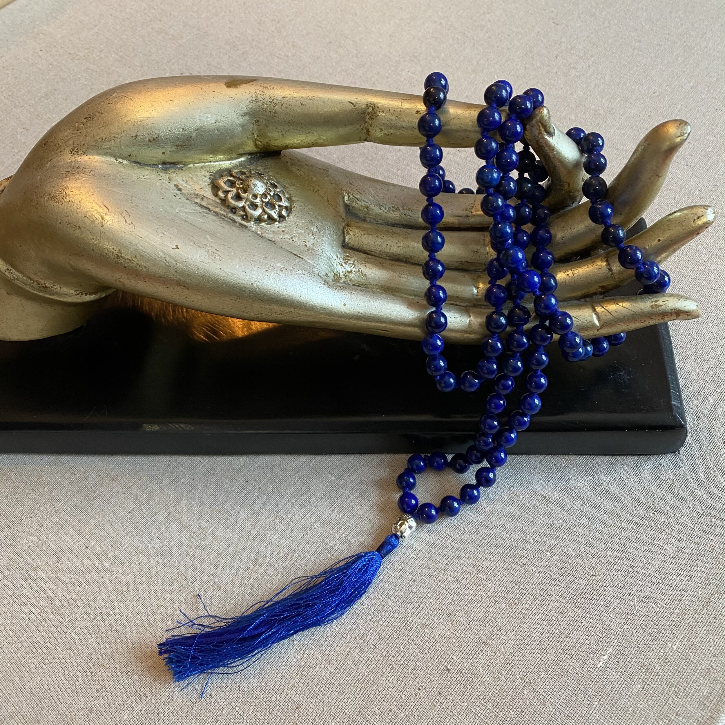 Blue Lapis Mala Beads