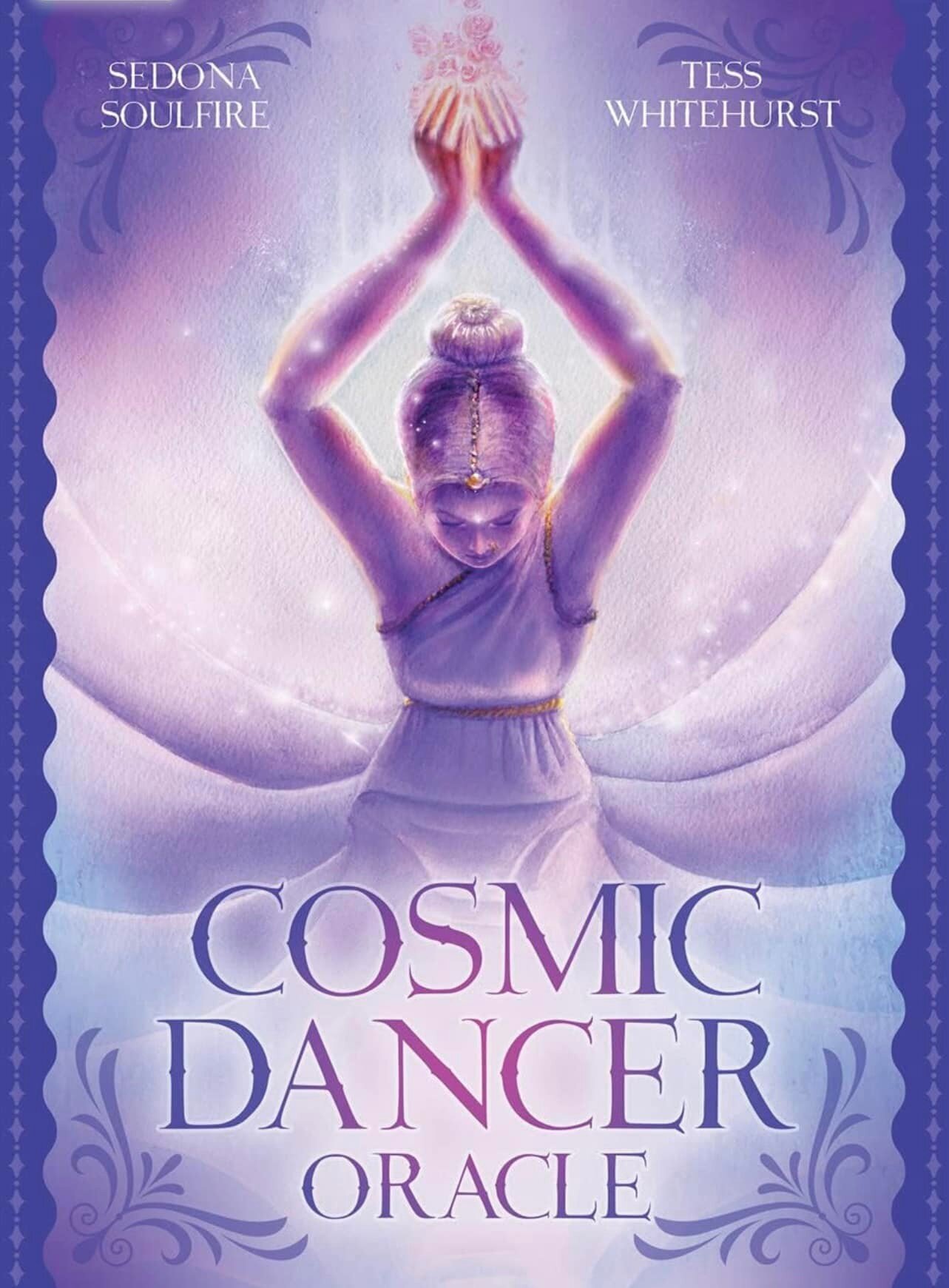 Thought you might like to see some of the oracle decks I use as part of my dance and drumming workshops. 
I have bought a few extra packs as people have been asking about them. 

Cosmic Dancer 
All is one, all is divine &amp; everything dances.
Dance