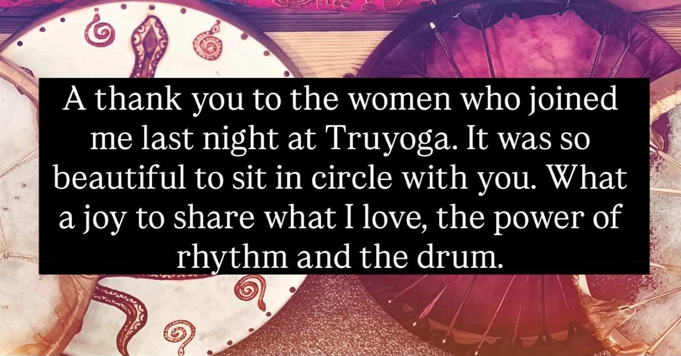 Sacred Drum Circle @traceytru_yoga