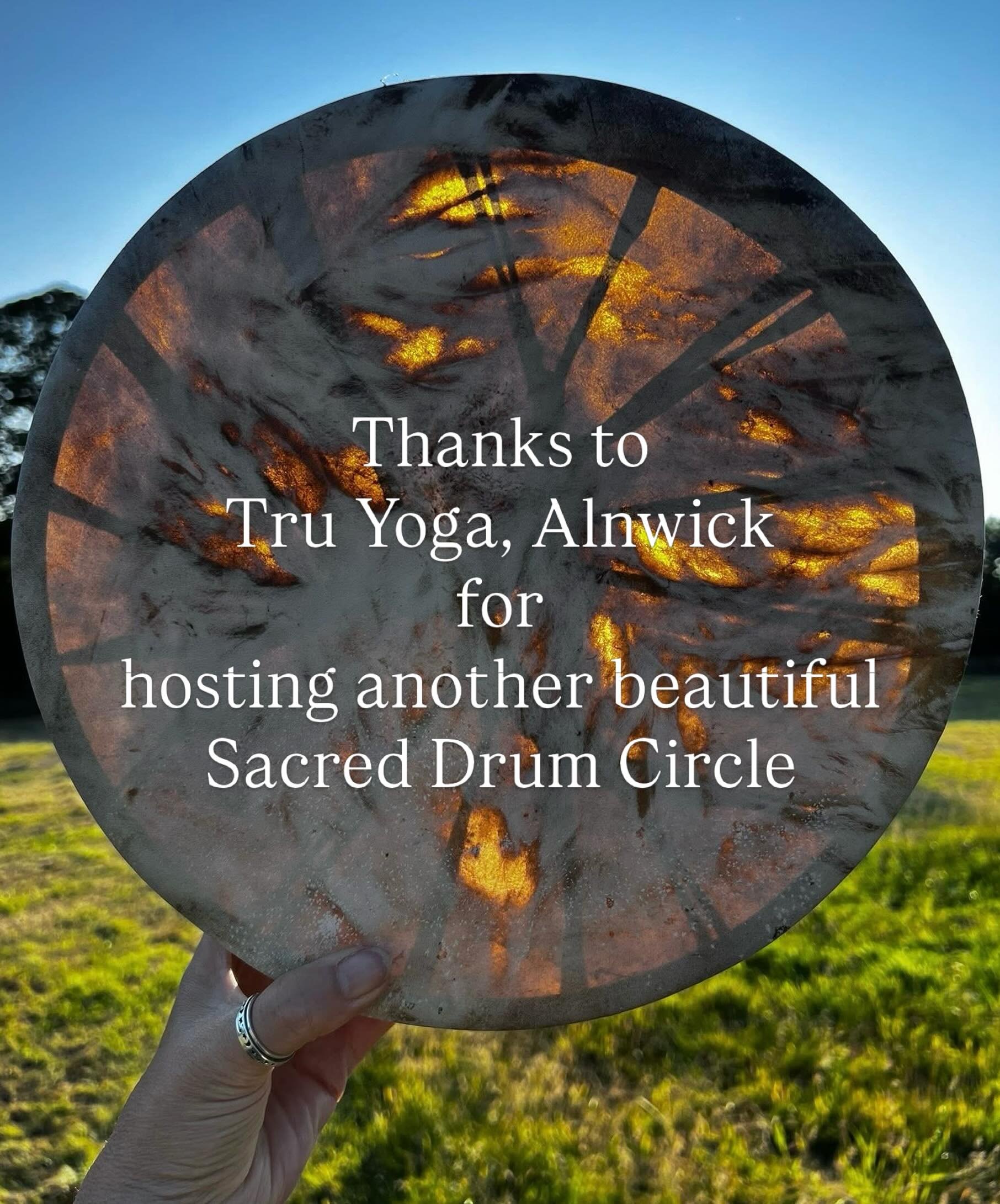 Another beautiful drum circle in the Tru Yoga studio at Alnwick. This is going to be a regular venue so do watch out for the next dates. 😊