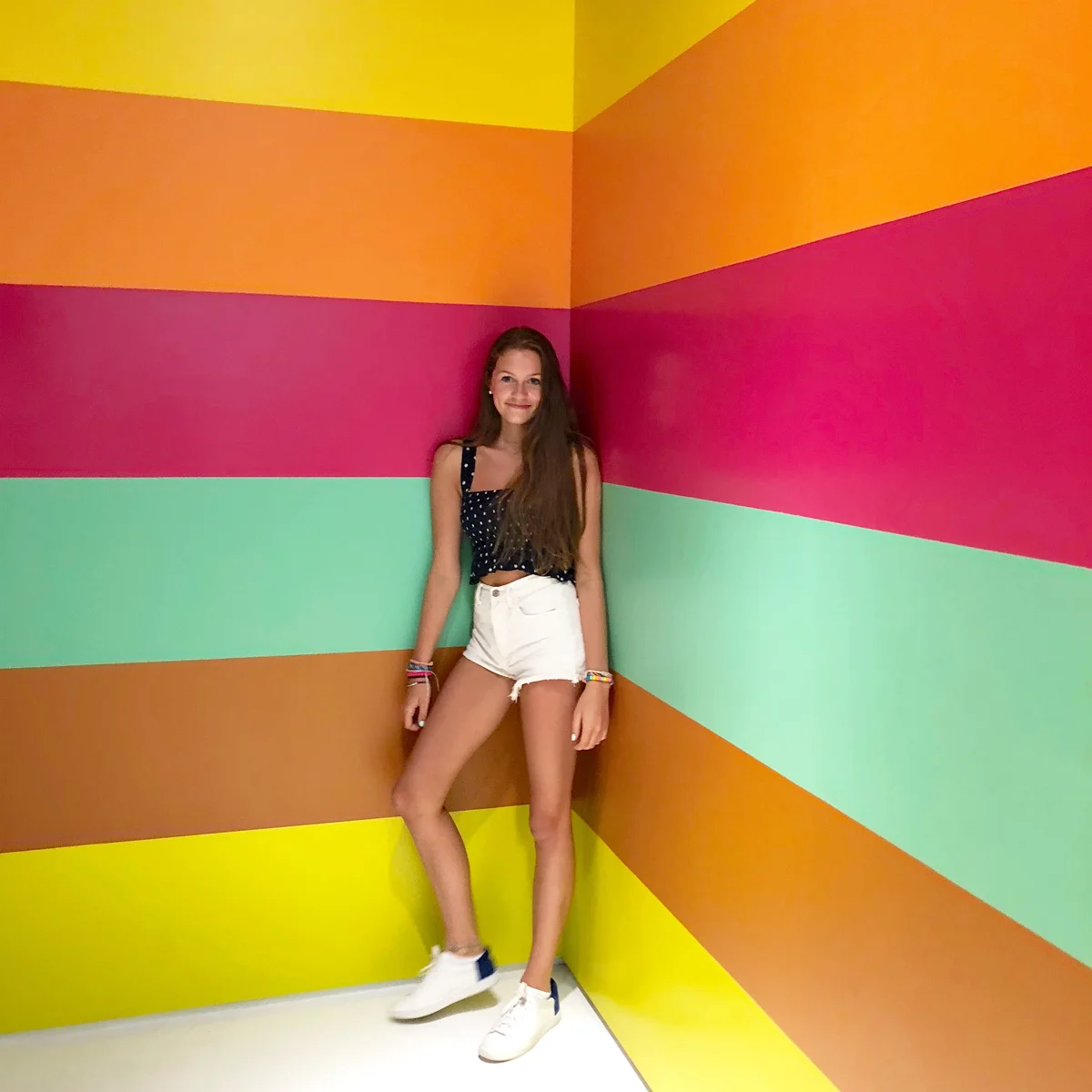  Ava at The Color Factory NYC, age 16. 
