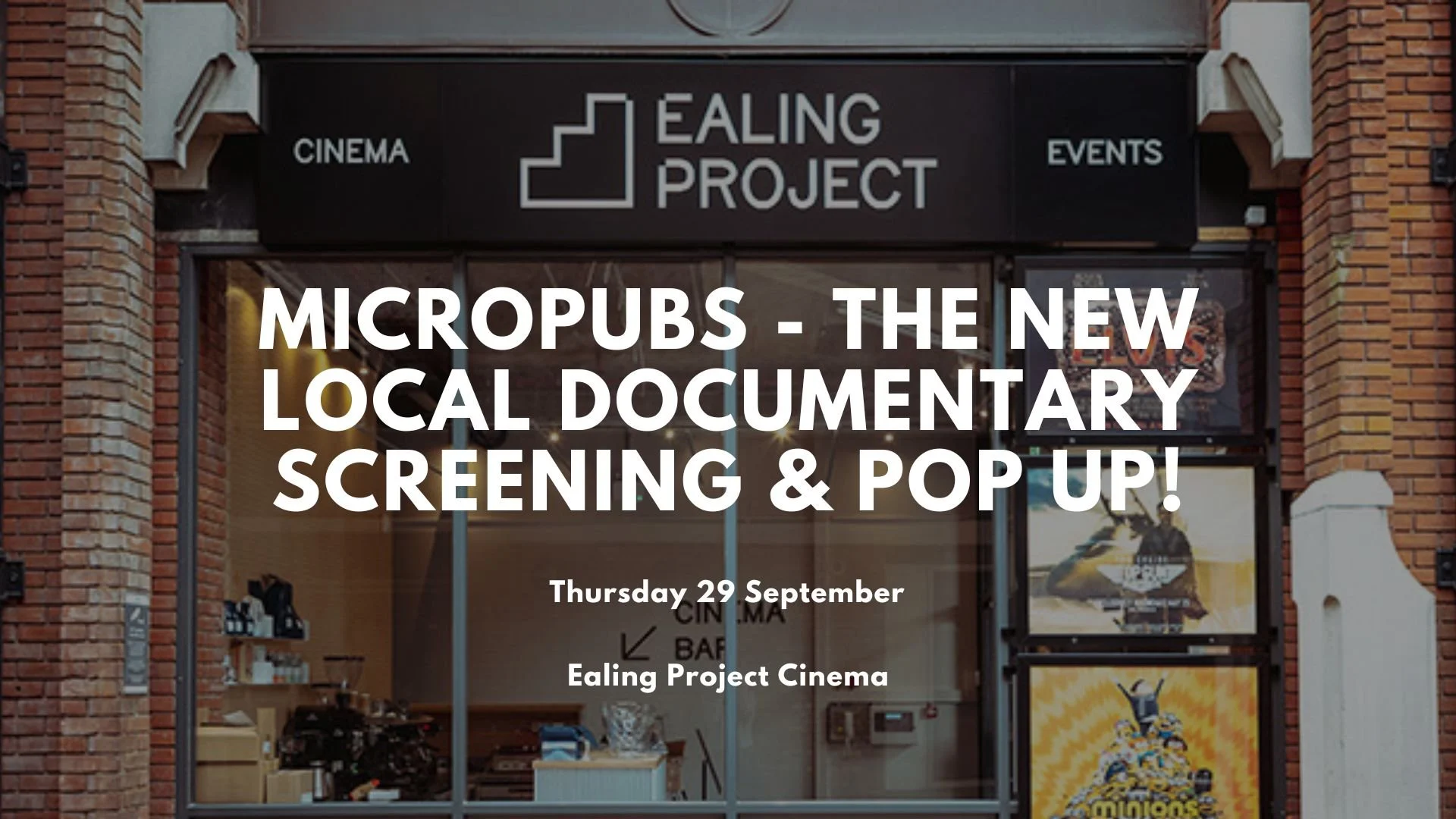 Micropubs - The New Local Screening &amp; Pop Up!