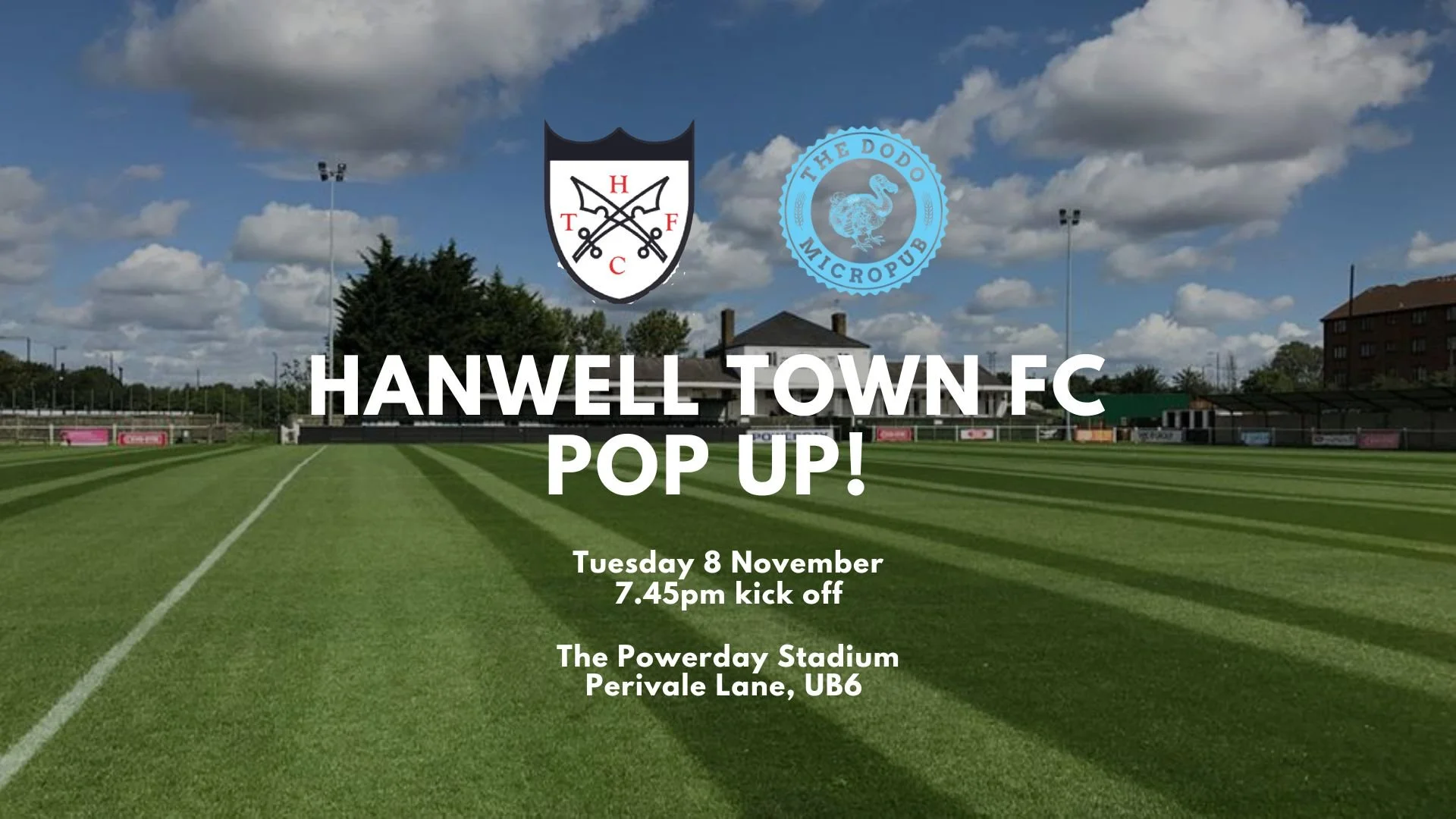Hanwell Town FC Pop Up
