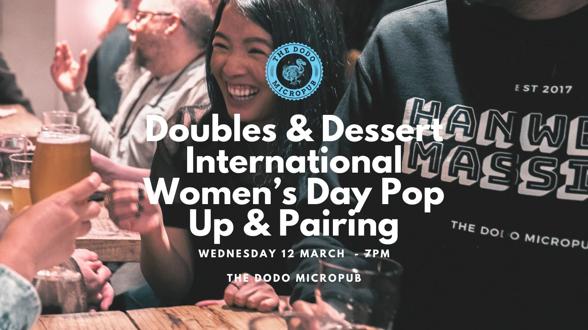Doubles &amp; Dessert - International Women's Day Pop Up &amp; Pairing