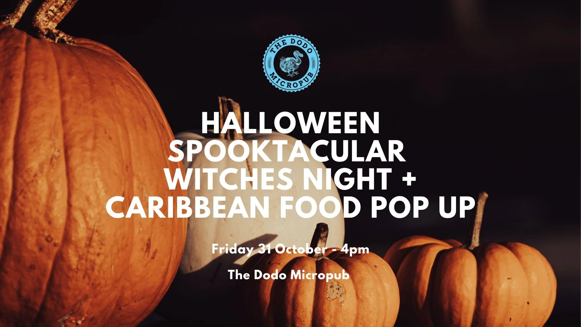 Halloween Spooktacular - Witches Night + Caribbean Food Pop Up