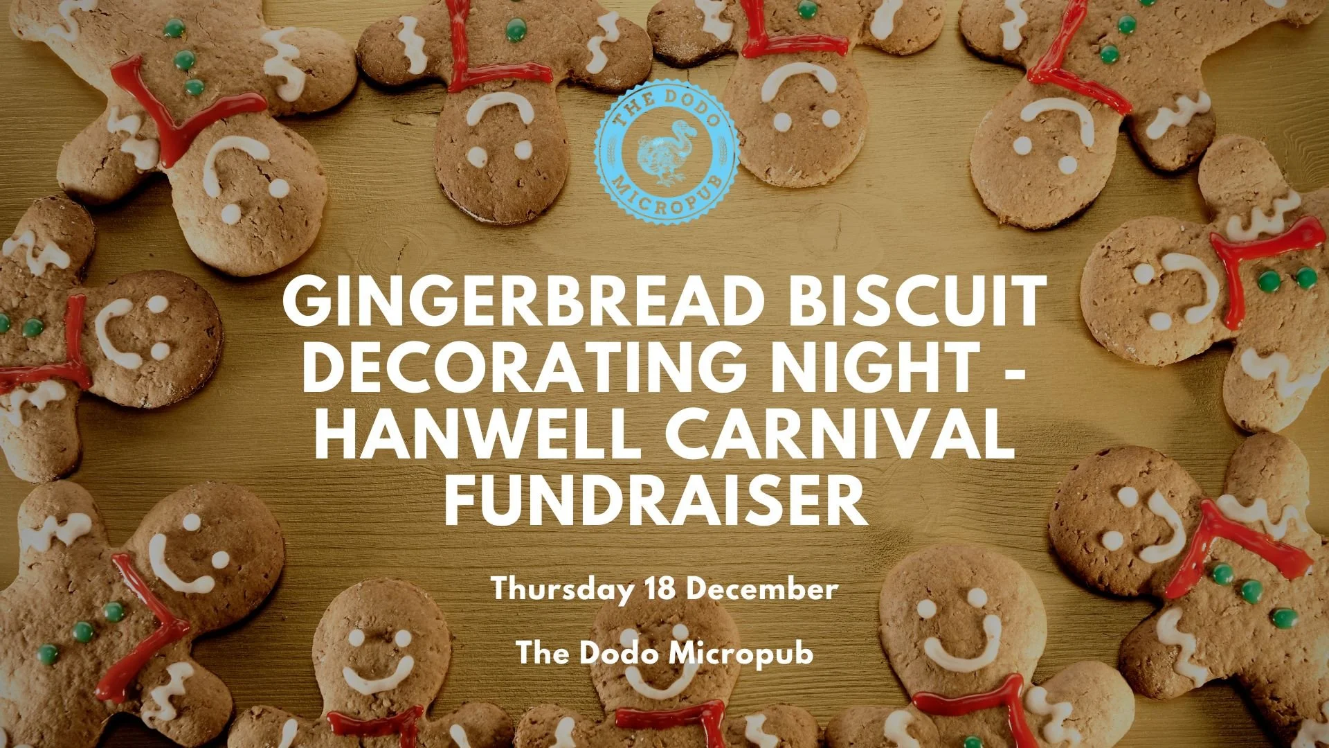 Gingerbread Biscuit Decorating Night - Hanwell Carnival Fundraiser