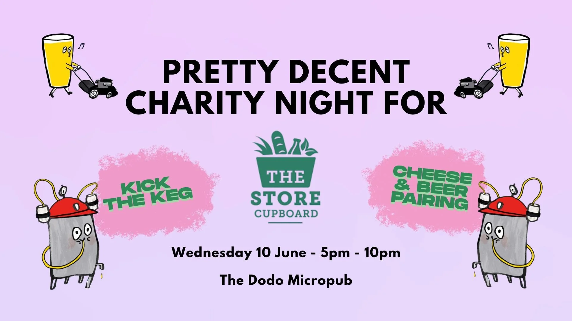 Pretty Decent Charity Night For The Store Cupboard
