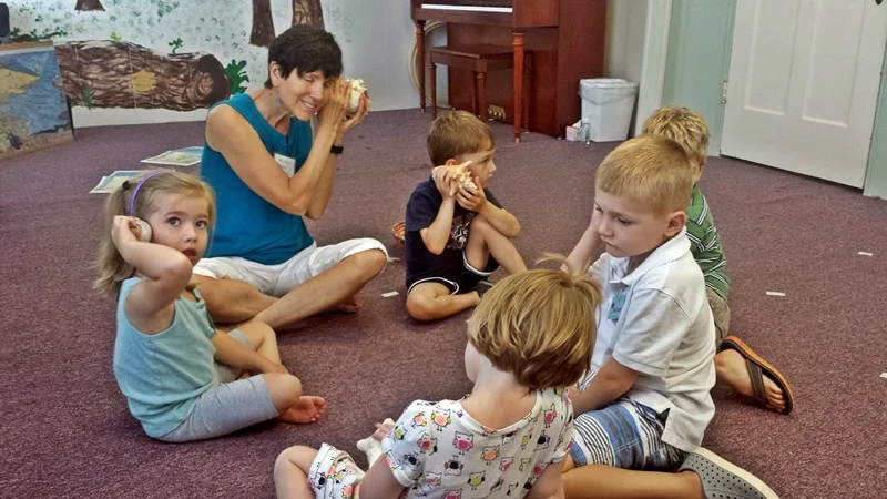 Ms. Mary with our Pre-Piano students!