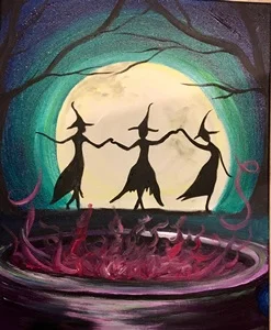 Saturday 12:30-2pm October 5, 2019 Dancing Witches
