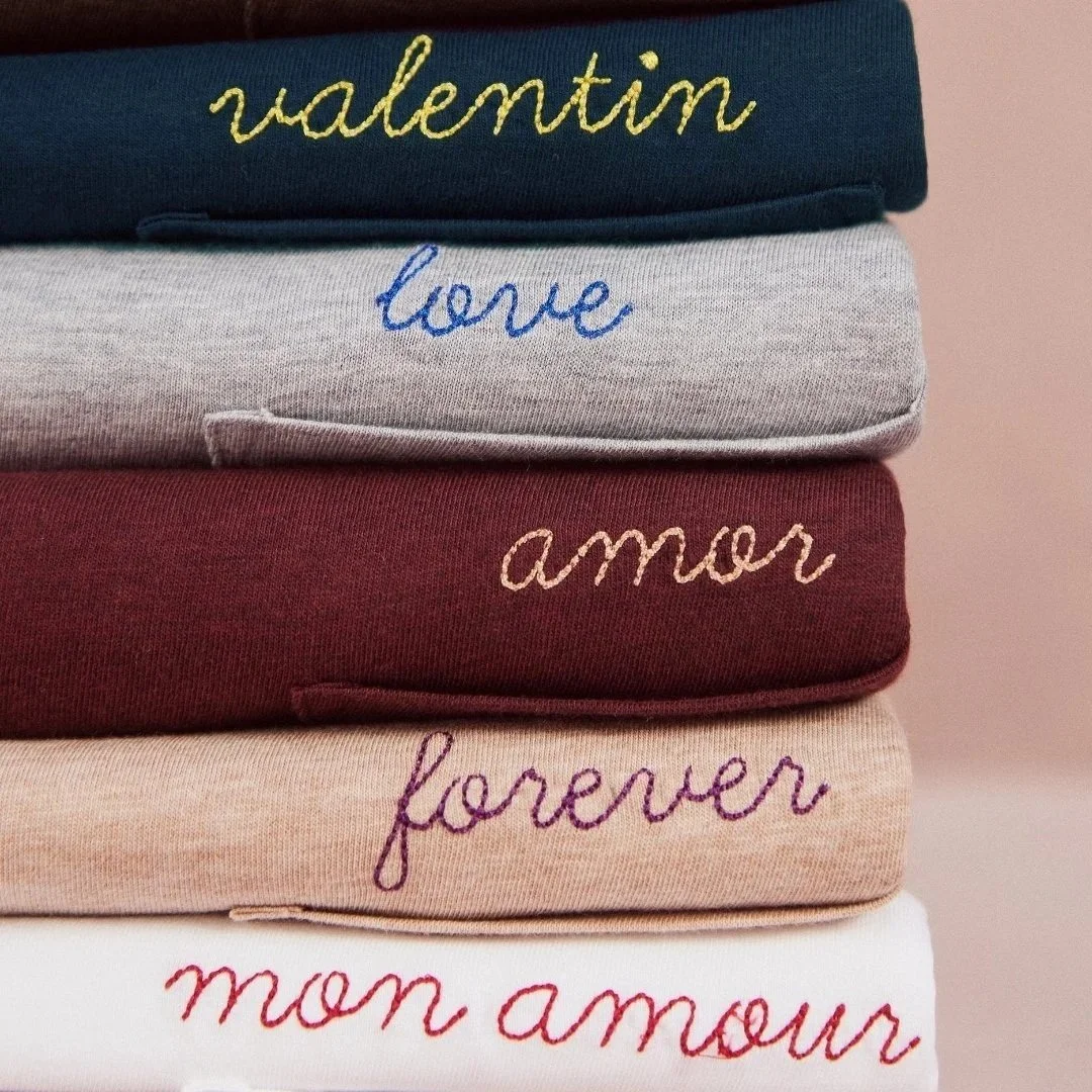 Complimentary Embroidery at Sézane