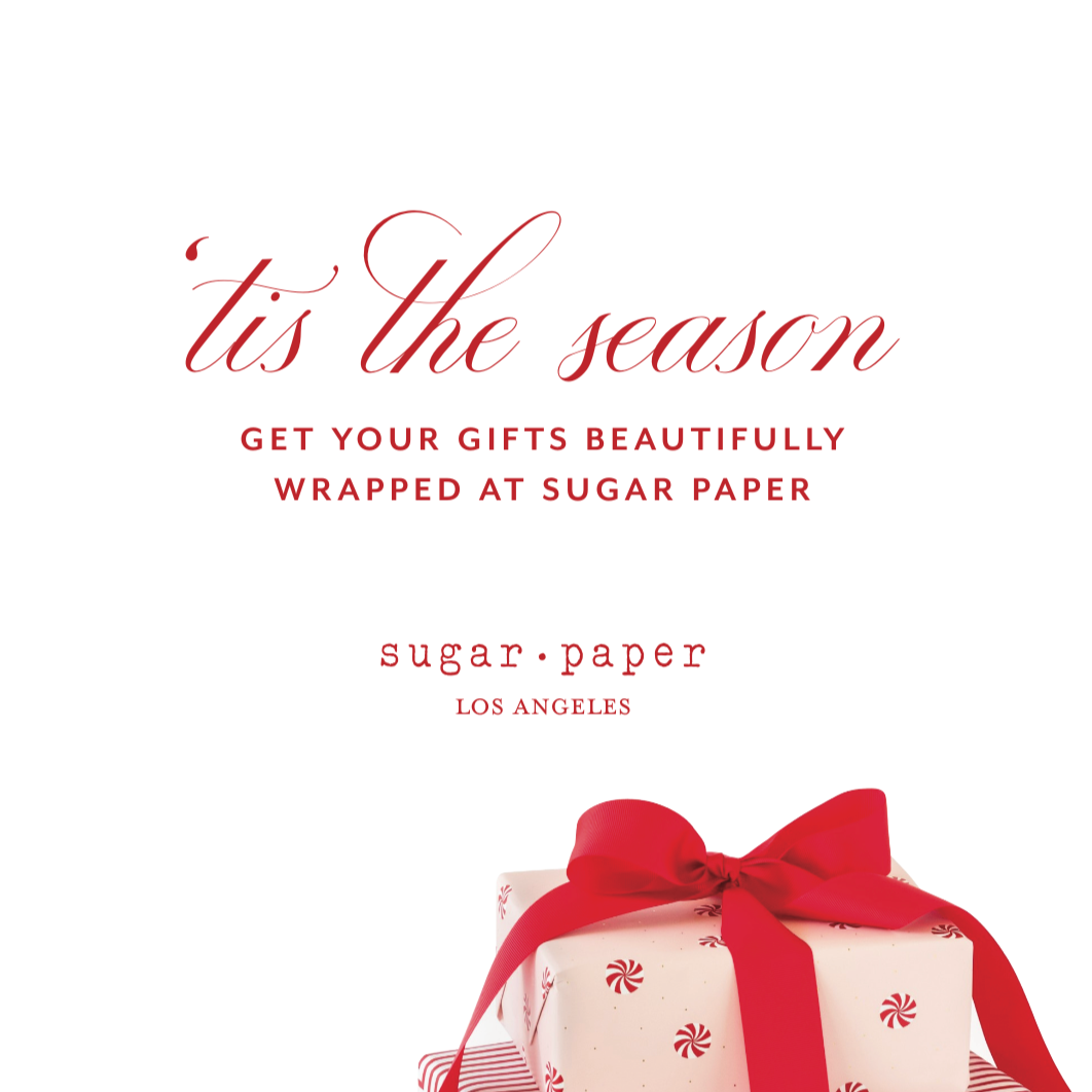 Holiday Wrapping Station at Sugar Paper