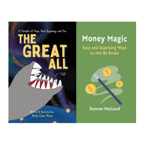  Molly Davis Moon and Duncan Macleod book signing for "The Great All" and "Money Magic"