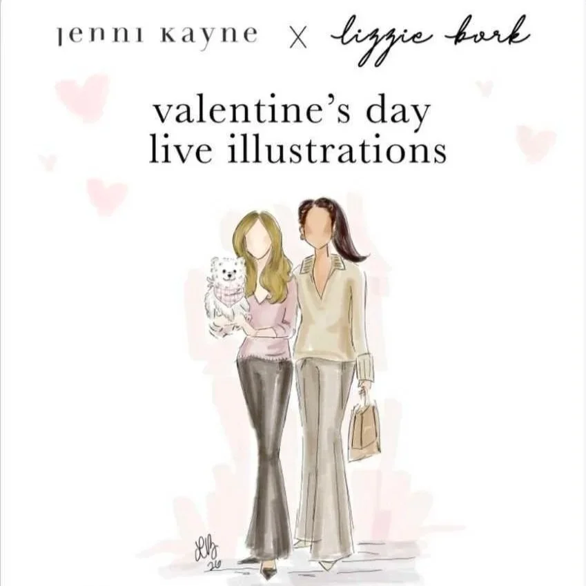 Valentine's Day Illustrations at Jenni Kayne
