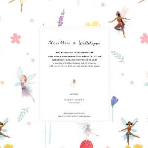 Meri Meri x Wallshoppe at Sugar Paper 