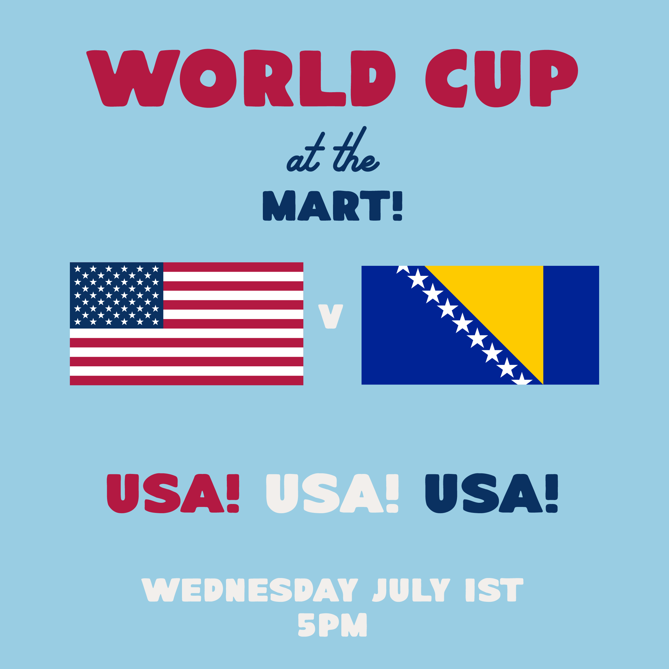 World Cup at the Mart