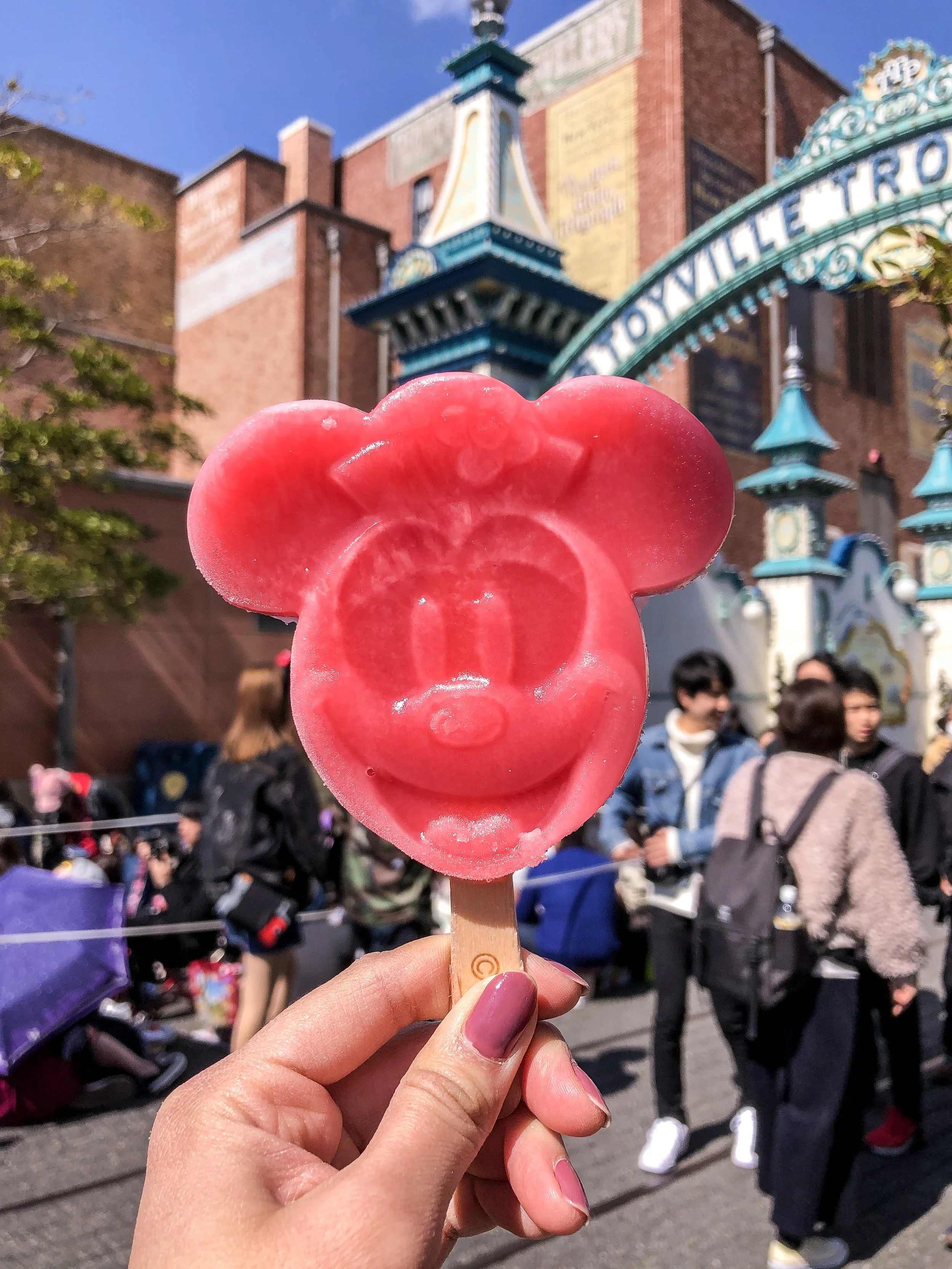Peach and Raspberry Ice Cream Bar