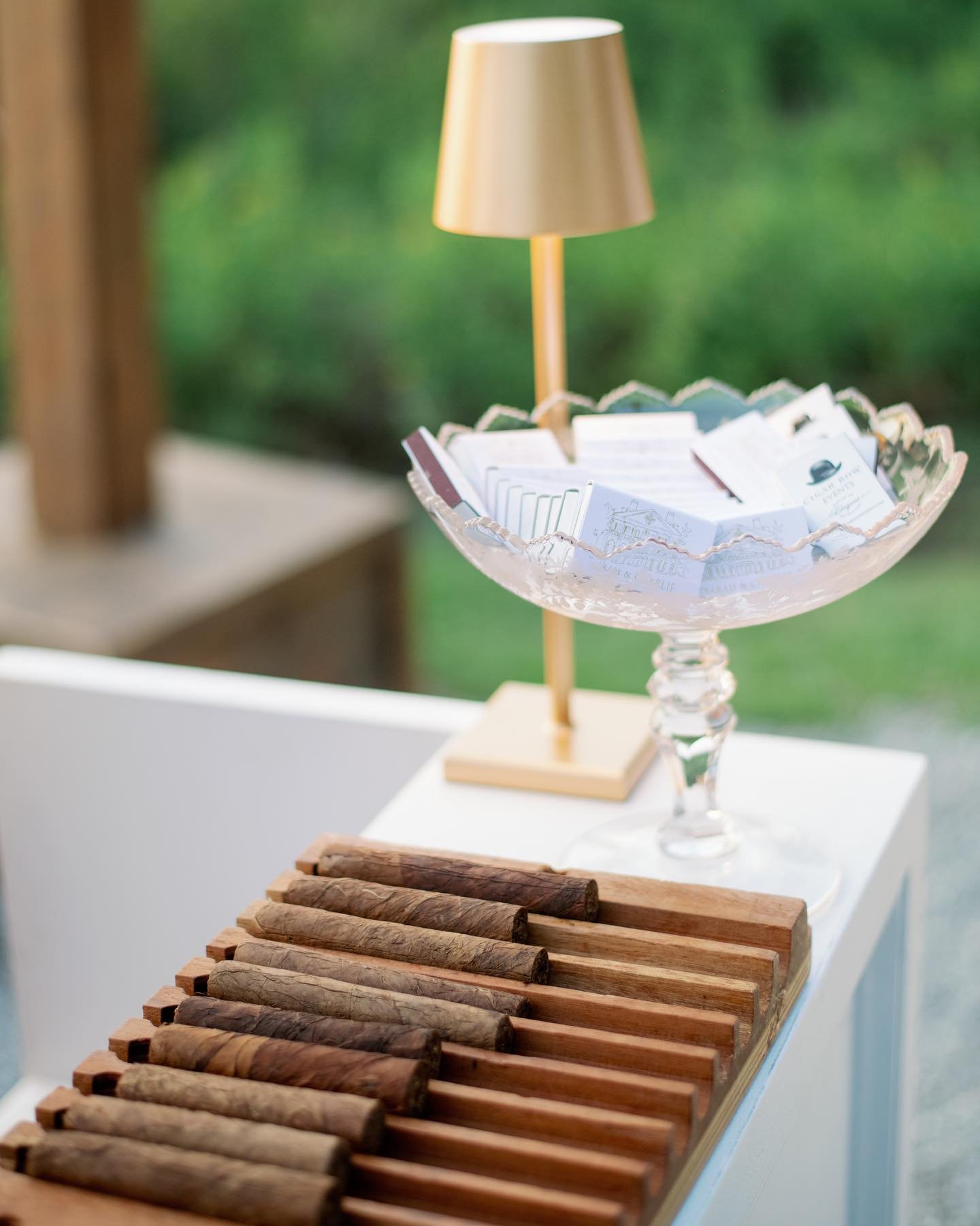 Post-dinner cigars: a guest favorite! 
.
.
.
Photo: @haleyjane.photography 
Venue: @pphgevents 
Floral: @flora.andraya 
Cigars: @cigarrowevents 

#charlestonwedding #acharlestonbride #charlestonbride #southernbride #lowcountry #lowcountrywedding #wed