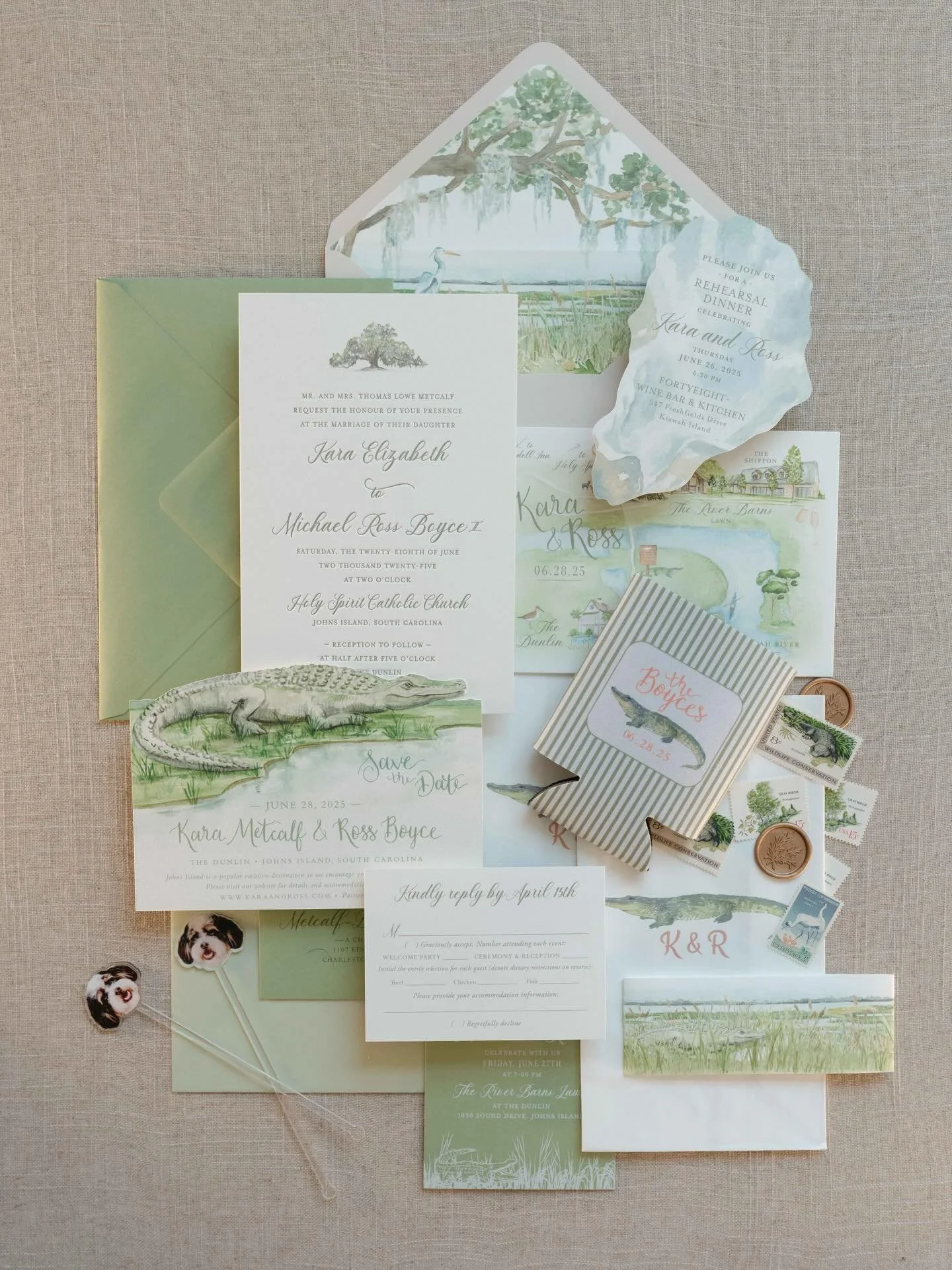 A refined, yet relaxed, celebration at The Dunlin, where soft greens, natural textures, and Lowcountry light set the tone for an effortlessly beautiful wedding weekend along the marsh.
.
.
.
Photo: @justinleonbrown 
Floral: @bearded.florist 
Rentals: