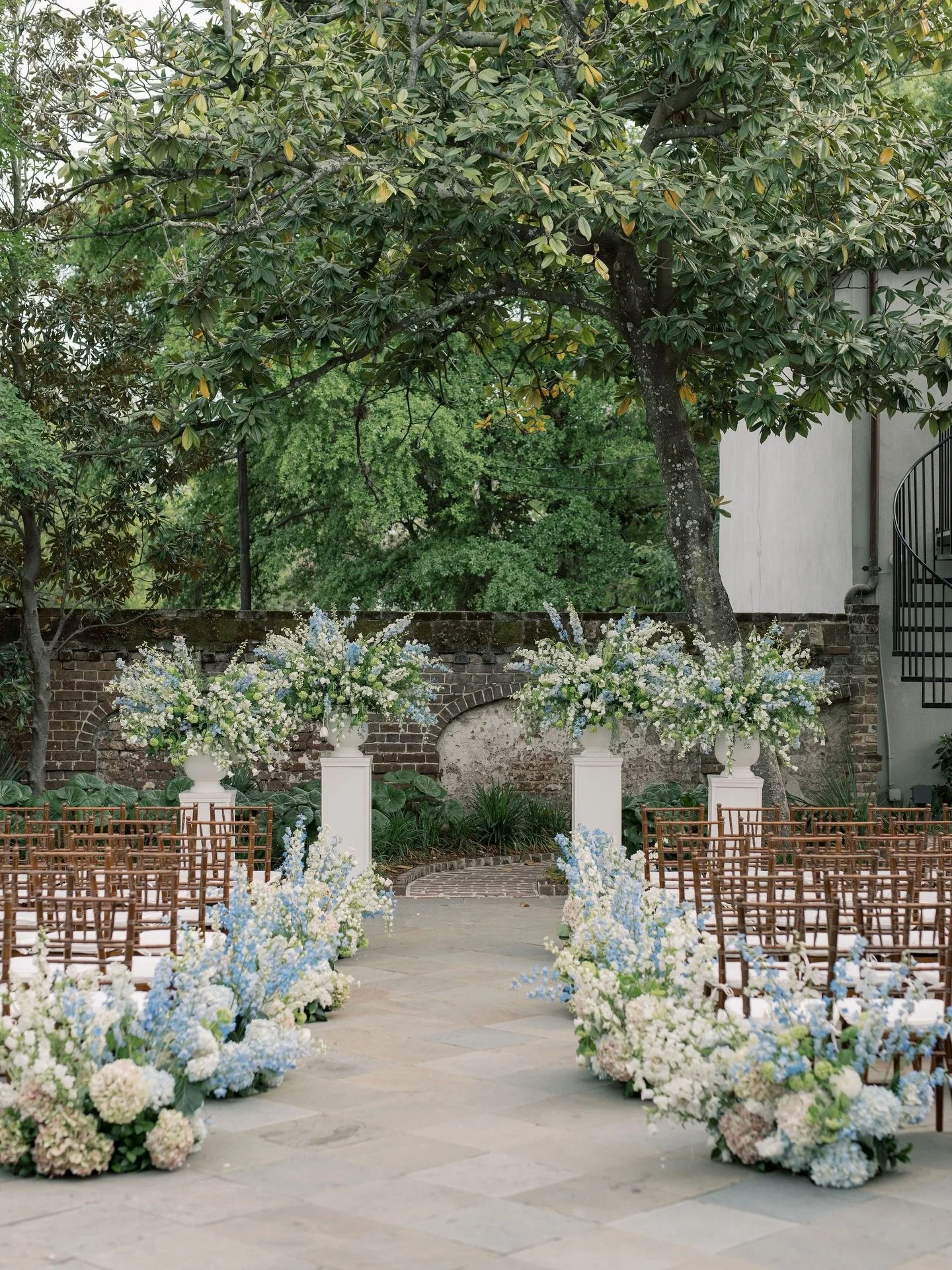Only thing sweeter than this Gadsden House ceremony was having the grooms adorable grandfather officiate the ceremony for the couple.