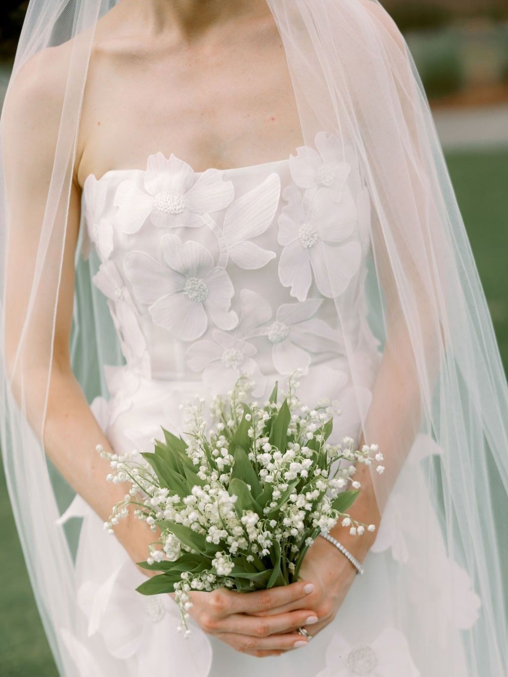 Lily of the valley bouquets will always be one of our favorites- timeless and romantic.