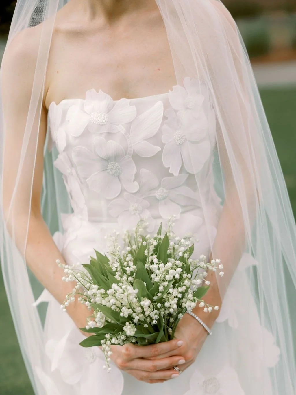 Lily of the valley bouquets will always be one of our favorites- timeless and romantic.