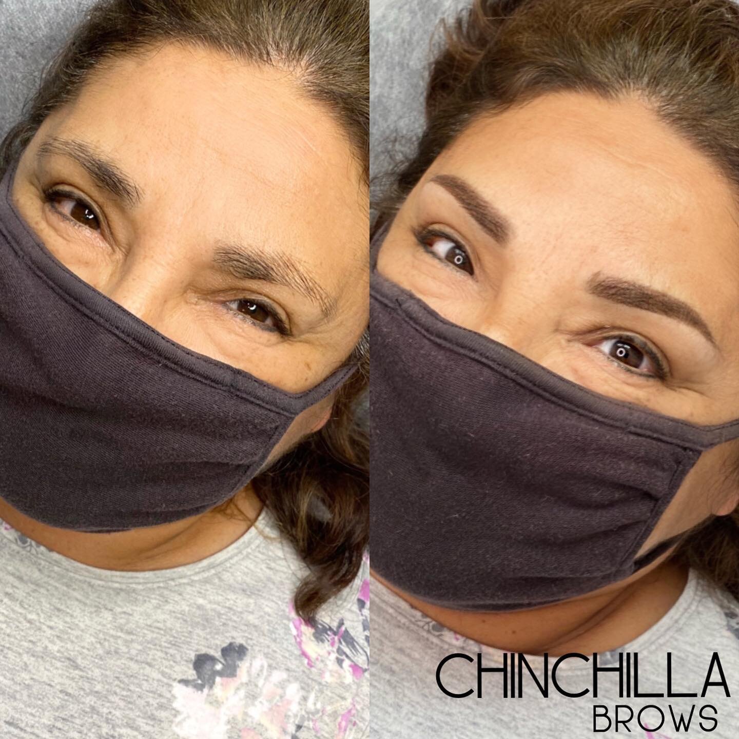 What a huge difference good brows make!! She had full brows but they were sparse and lacked shape! Now she has some amazing permanent Ombr&eacute; Brows! Love a good transformation! 😍
Brow Artist @chinchilla