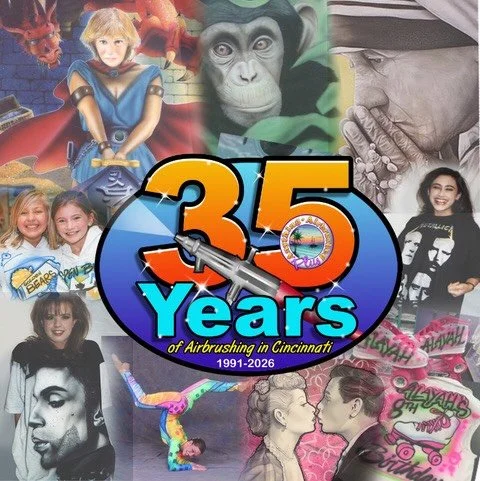 This year we are Celebrating 35 years of Business here in Cincinnati. New Year, New expanded studio location, New art and plenty of surprises all year long. 

Keep an eye on our social media so you don&rsquo;t miss any of our surprises. Help us celeb