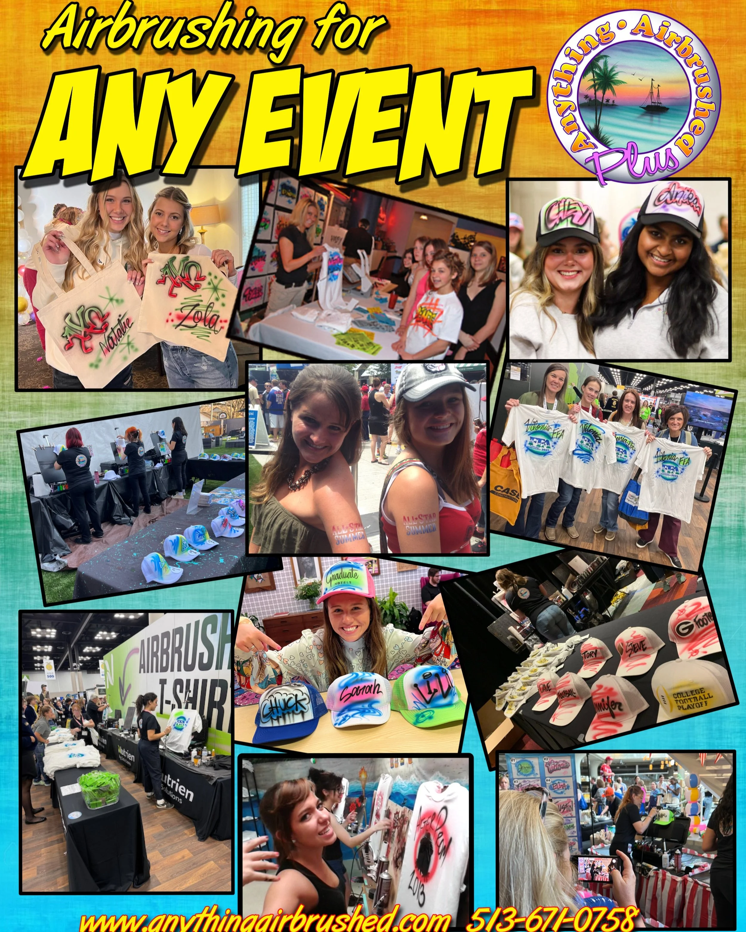 Do you have an event coming up? Do you want a unique idea for entertainment that ads a little "Artistic Touch" and gives your attendees the perfect keepsake to remember your event? 

Whether it's a corporate event, private event, college ev