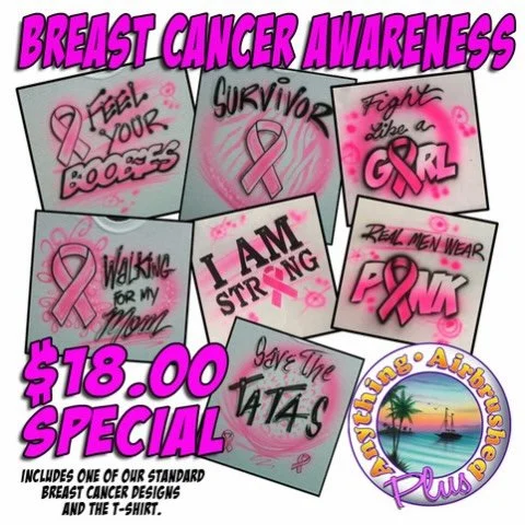 Breast Cancer Awareness Month is here. Plenty of time to get custom shirts made for charitable walks and runs&hellip;or just for every day wear. So order online or call us today at 513-671-0758
.
.
.
#breastcancerawareness #feelyourboobies #cancer #b